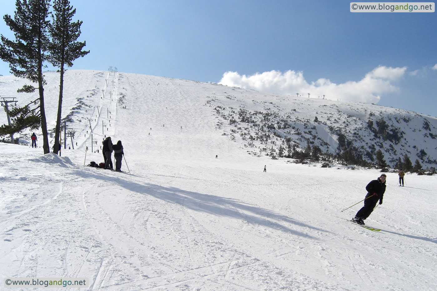 Bansko - Near the top of the Shiligarnika ski area